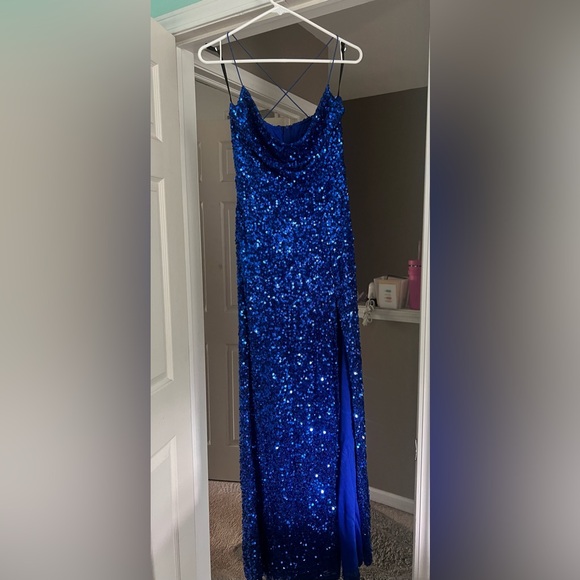 COPY - Formal Sequin Prom Dress - Picture 1 of 6